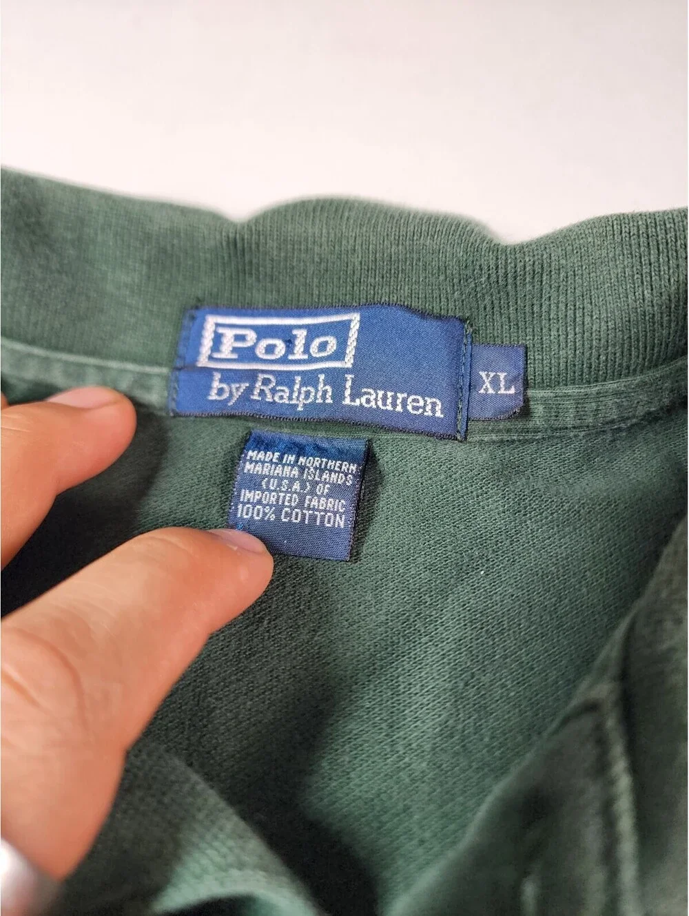 Polo Ralph Lauren Men's XL Green Short Sleeve Polo Shirt